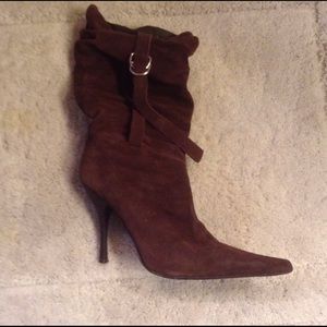 BEBE Brown Suede Boots